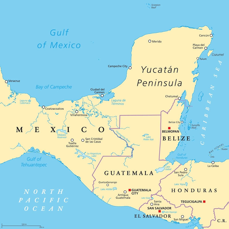 belize map tiny