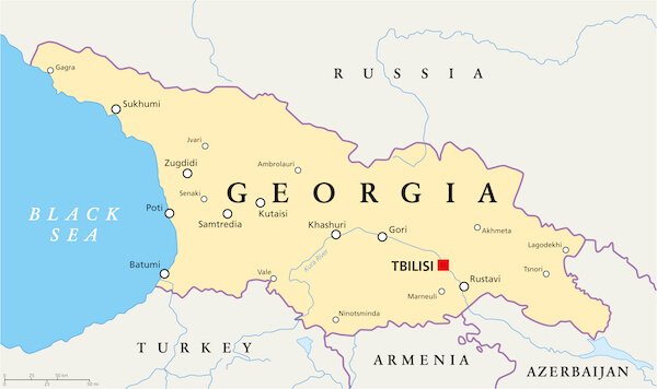 Georgia map