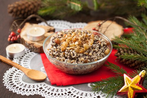 Christmas food Kutia
